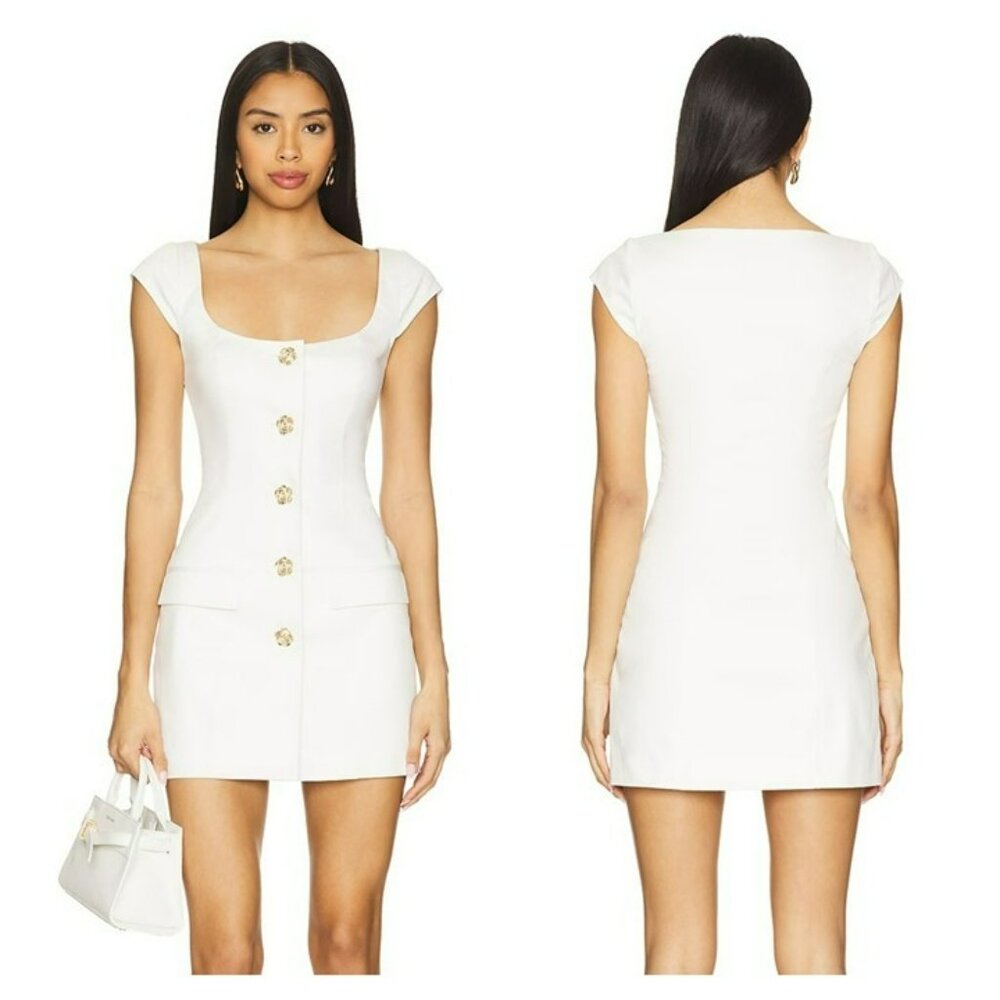 MAJORELLE Genevieve Mini Dress - White